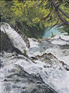 a glimpse of turquoise